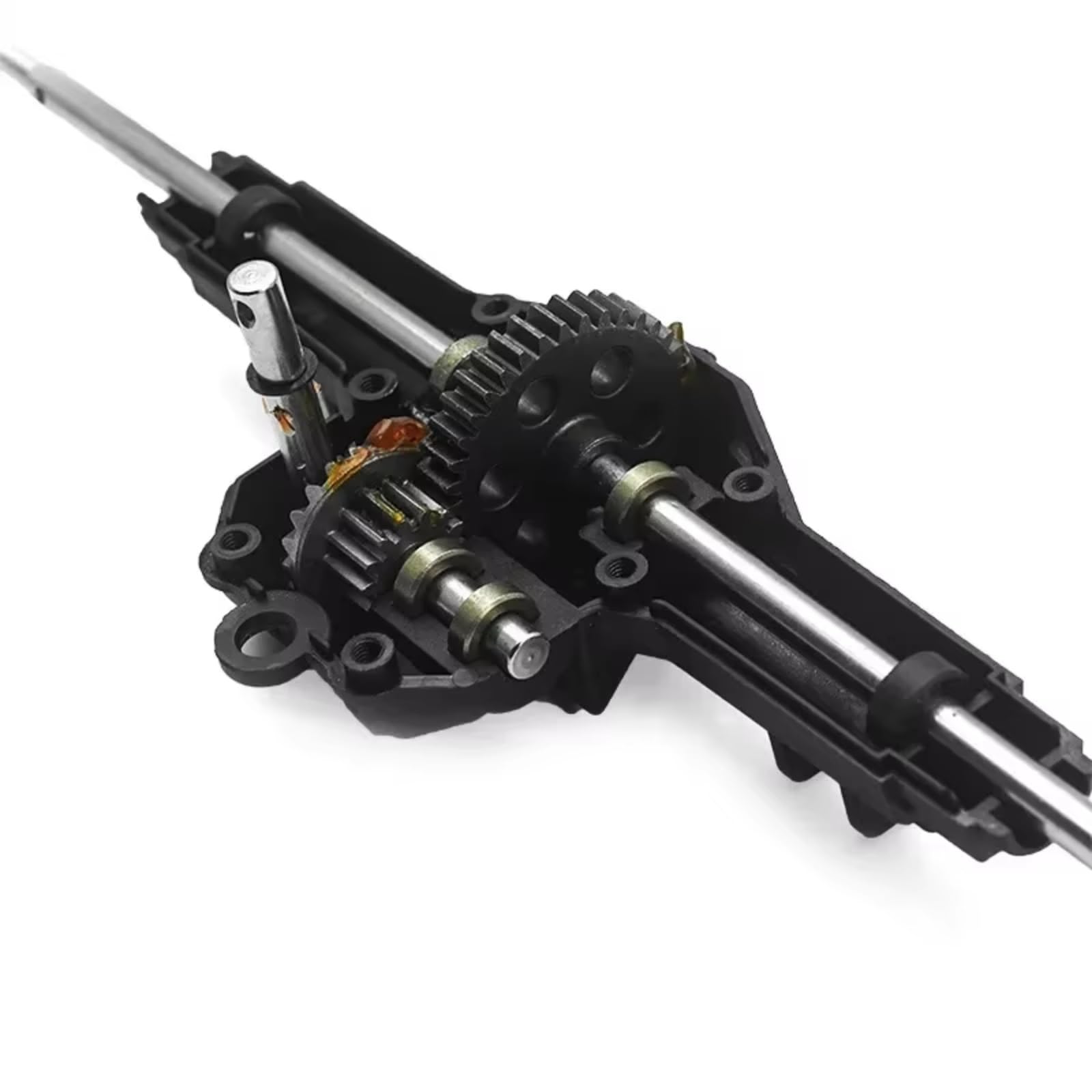 para HG P401 P402 P601 1/10 Caja Cambios Eje Trasero Conjunto Piezas Camión Coche Control Remoto Accesorio Modelo Negro Actualización Reapir Repuestos RC