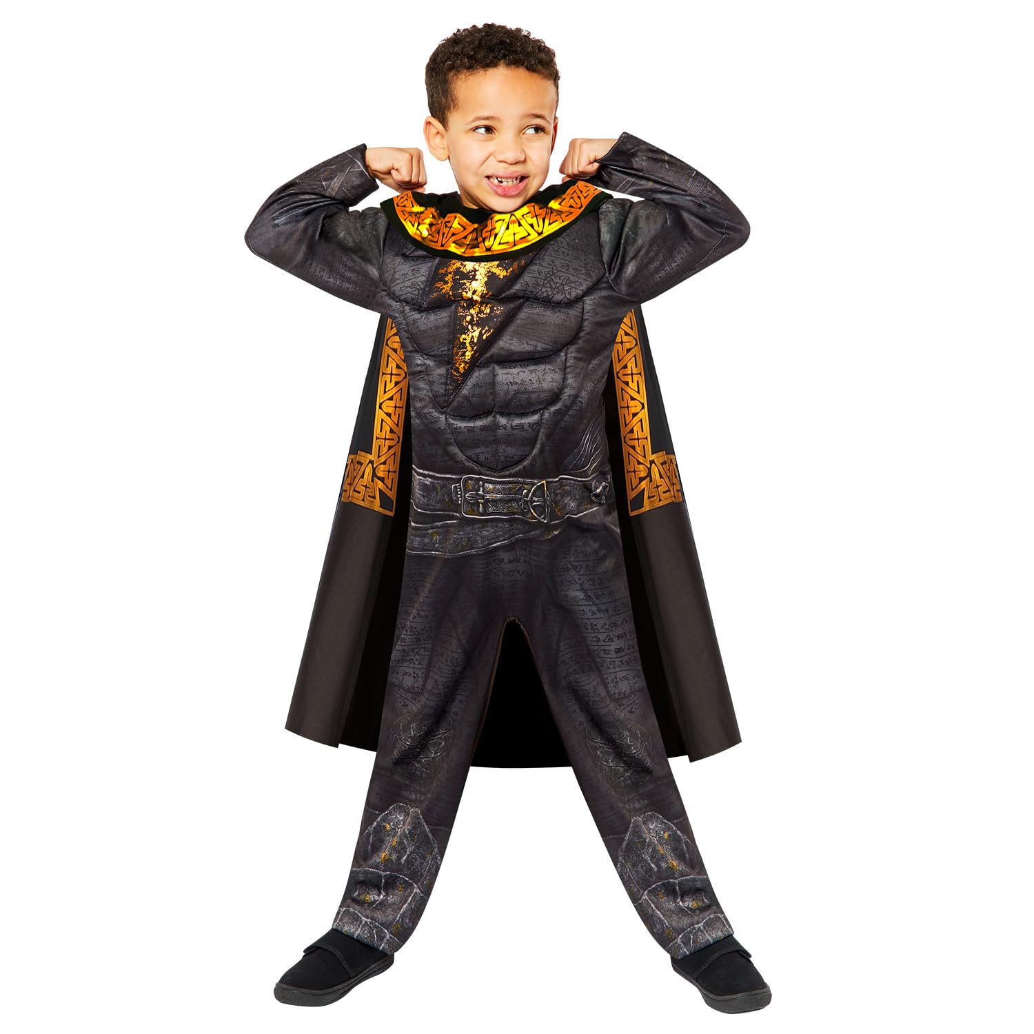 amscan Childs Boys Officially Licensed Warner Bros. Black Adam Superhero Fancy Dress Costume