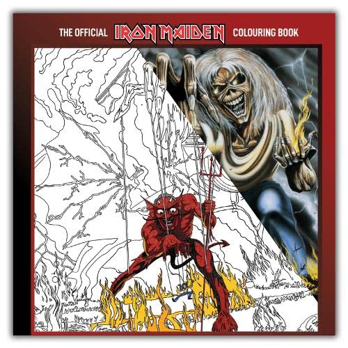 Official Iron Maiden Colouring Book: A lift-the-flap opposites book