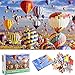 Produktbild CHAOCHI Puzzle 1000 Teile,Impossible Puzzle,Geschicklichkeitsspiel für die Ganze Familie,Farbenfrohes Legespiel,Puzzle anspruchsvoll, Erwachsenenpuzzle ab 14 Jahren,Heißluftballon(70x50cm)