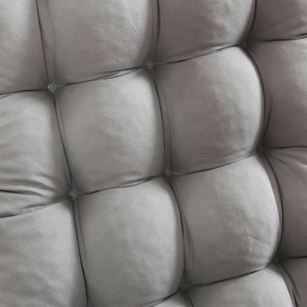 Cuscino di ricambio per sedia a sdraio, spesso e confortevole, per sedia a dondolo, per spiaggia, giardino, con cinghie antiscivolo, cuscini per mobili da patio (grigio, 180 x 53 x 8 cm)