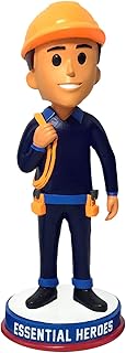 Electrician Cable Essential Heroes Bobblehead Male Light Skin Tone