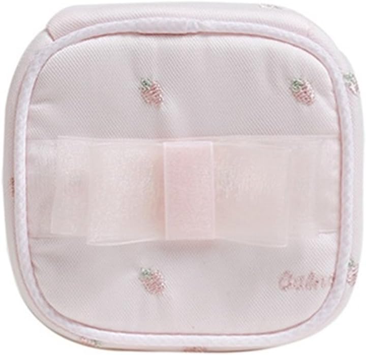 【LOUJO】 レディースポーチ アクセサリーポーチ ジュエリーポーチ ミニポーチ スクエア ケース 刺繍 携帯用 出張 旅行 安カワ インテリア雑貨