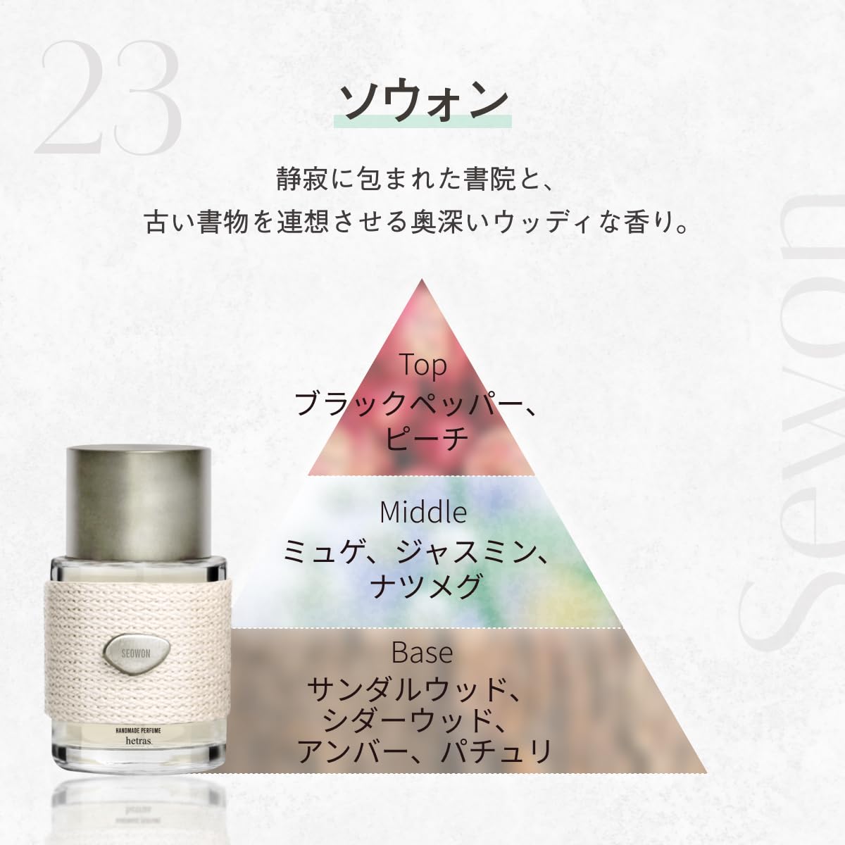 Amazon | 【公式】hetras ヘトラス ハンドメイド香水 50ml Seowon 書院