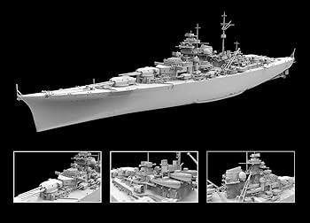 Amazon | フライホークモデル 1/700 ドイツ海軍 戦艦 ビスマルク