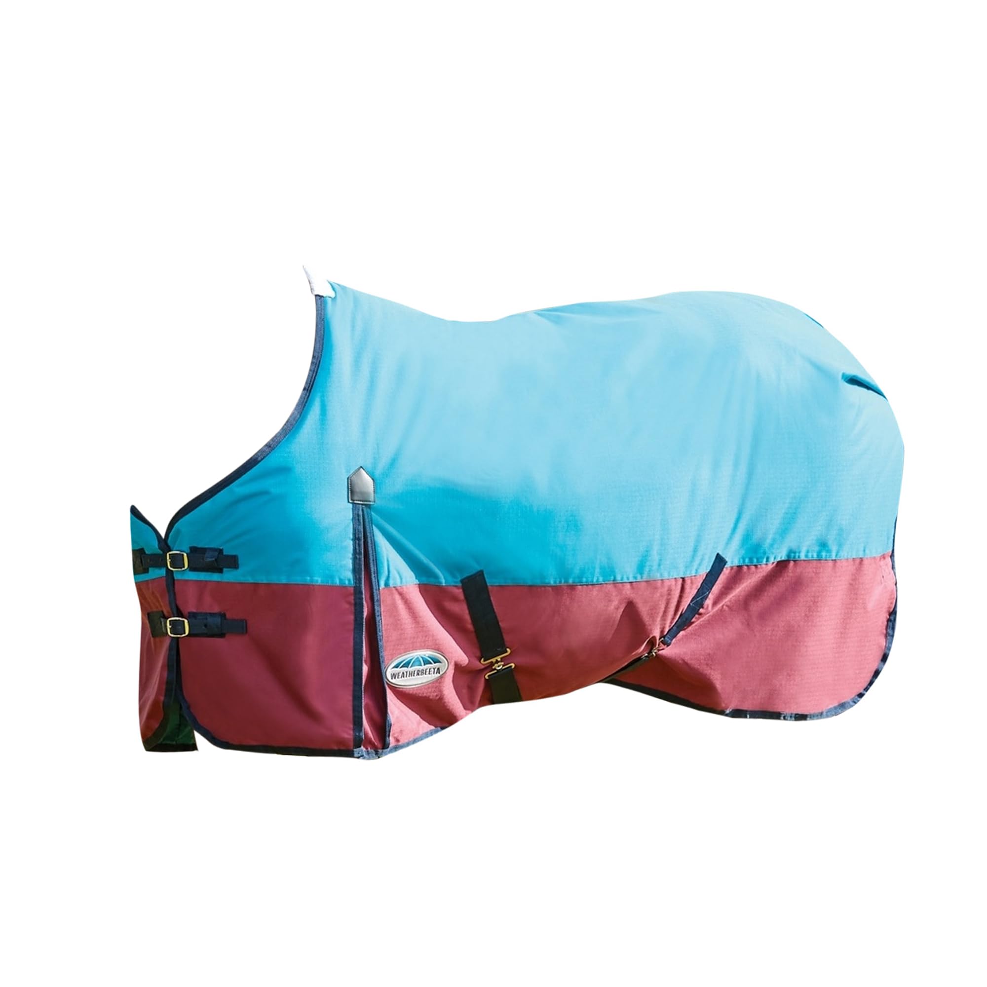 Manta de cuadra para caballo de Weatherbeeta, de la colección «Comfitec», grosor medio, Red/Silver/Navy