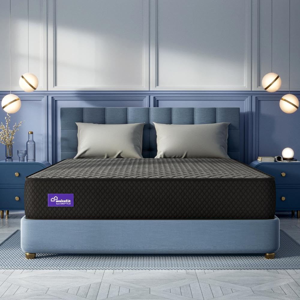 Wakefit Mattress | 15 Year Warranty |Xpert Grid Plus Mattress | King Mattress, 8-Inch King Size Mattress (78x70x8 Inches, Adaptive Firmness, AeroTex Luxury Diamond Quilting, Black) (B0D5BD3DKJ) Amazon Price History, Amazon Price Tracker