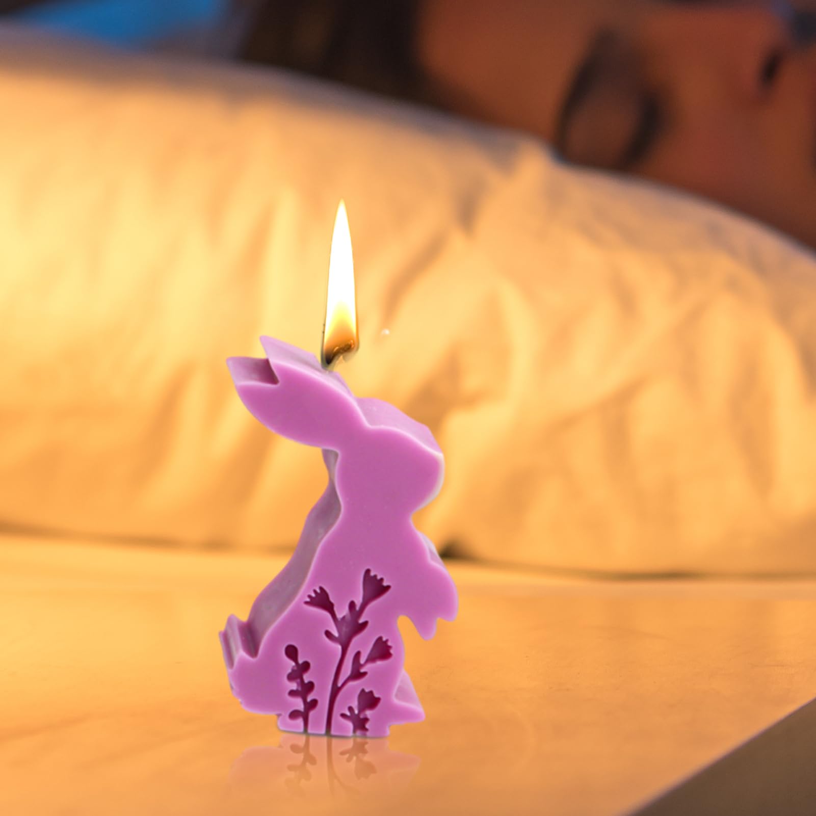 Stampo Colomba Moule Silicone Lapin Pâques - 2 Moules Réutilisables Pour Chocolat, Bougies Ou Savons Moule Pâques Réutilisable