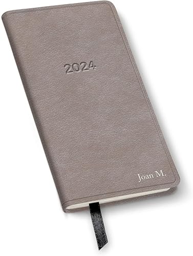 Miniatura 8 de Agenda mensual de bolsillo 2024 Harbor - Glaze Pearl Taupe - 6 x 3.25 pulgadas