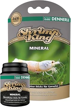 Dennerle Shrimp King Mineral 1.59 oz - Supplementary Food for Ornamental Shrimps - for the Prevention of Moulting Problems