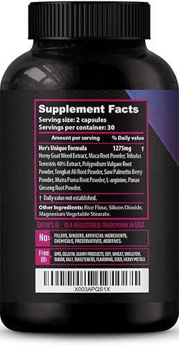 Miniatura 8 de Potenciador de libido femenino para mujeres, aumenta la pasión, el deseo y la emoción, alivia el estrés, reduce la sequedad y aumenta la