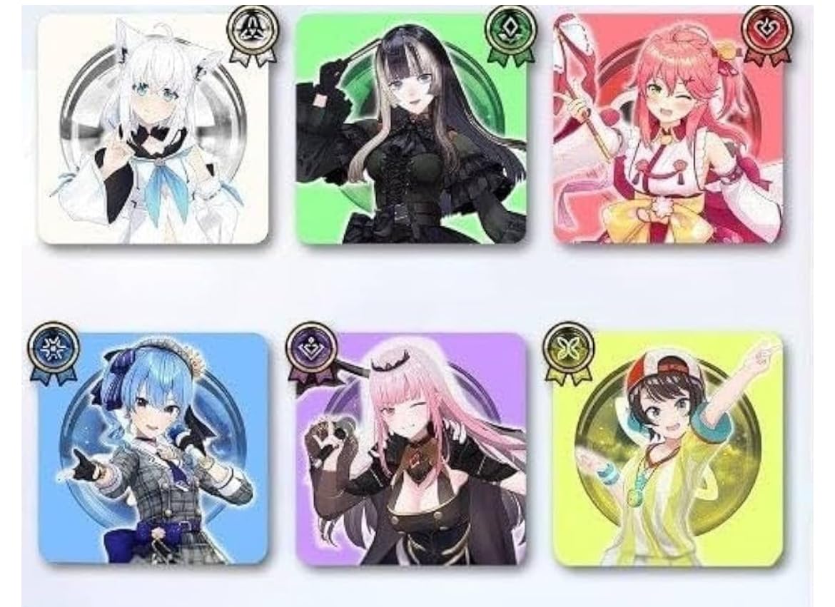 Amazon.co.jp: ライブスタートデッキ6種セット『大空スバル 白上フブキ