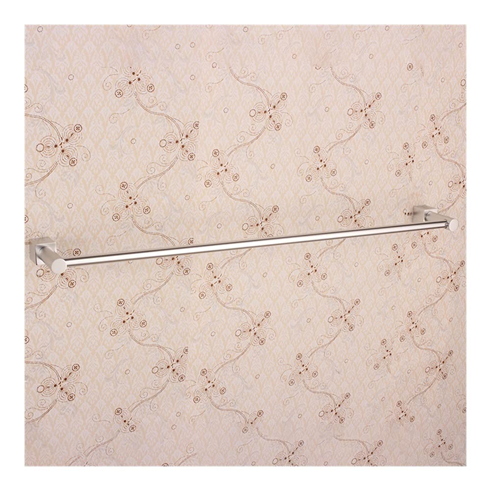 Towel Rack, Towel Rail for Bathroom, Double Towel bar Aluminum washroom Hand Towel Holder Hanging Holder, Wall Mounted Bathroom Accessories, Towel Holder Hanger Storage Shelf/Single