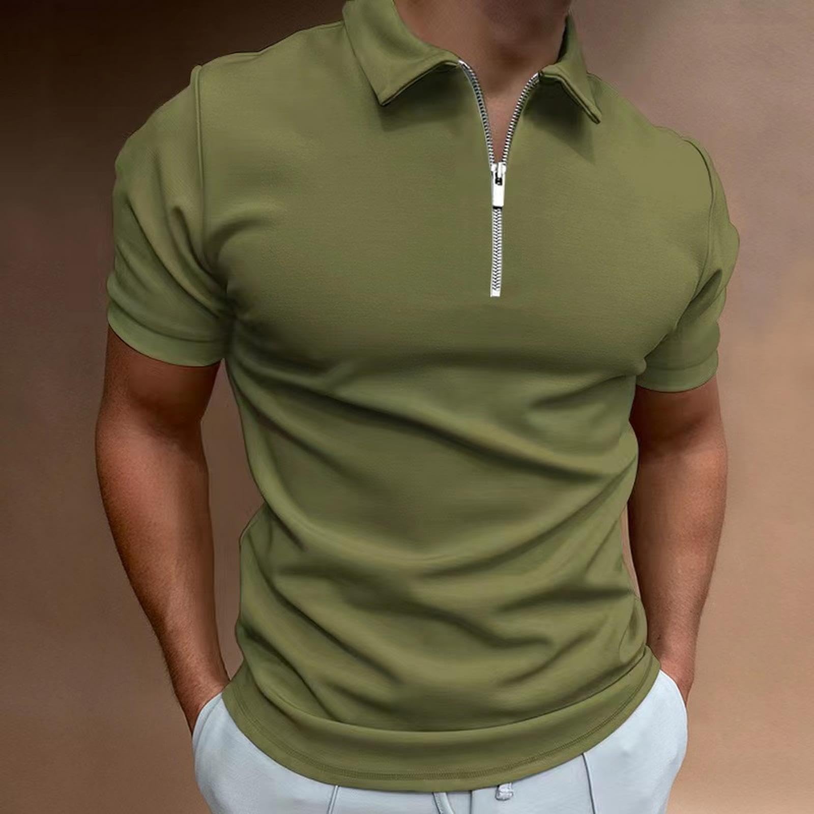 NOGRAX Polo Camicia con Cerniera A Manica Corta A Manica Corta
