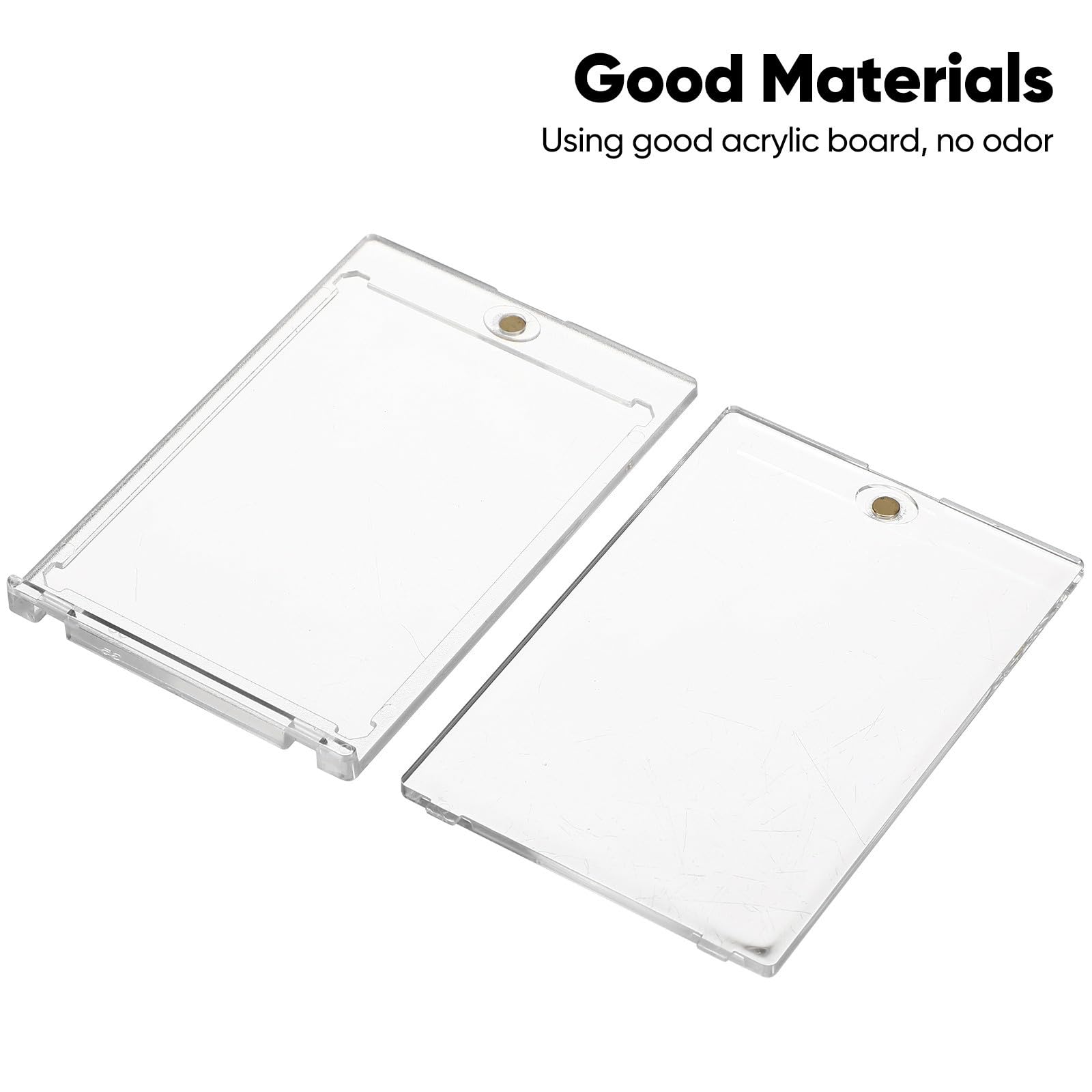 DOITOOL 30 Pièces Porte-cartes Magnétique Transparent en Plastique