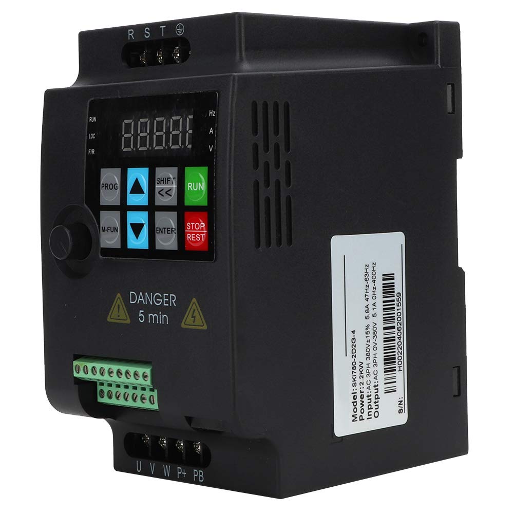 VFD, SKI780, 2,2 KW, 380, automatisierte Industrie Wandler V, 3-Phasen-Eingangsausgang Mini-Universalmotor VFD-Frequenzumrichter, Wechselrichter, Halterungen und Zubehör