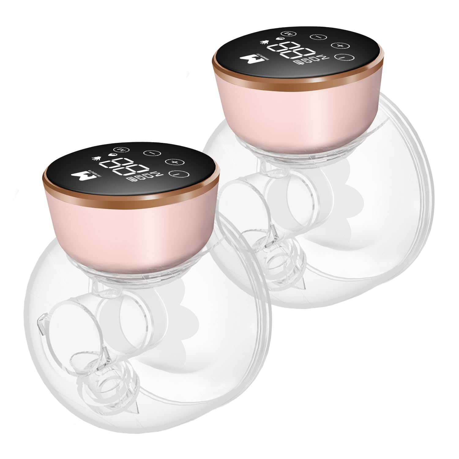 MOMAINI Wearable Breast Pump, Hands-Free Ultra Quiet Electric Breast Pump with 3 Modes & 9 Suction Levels, Leak-Proof Design