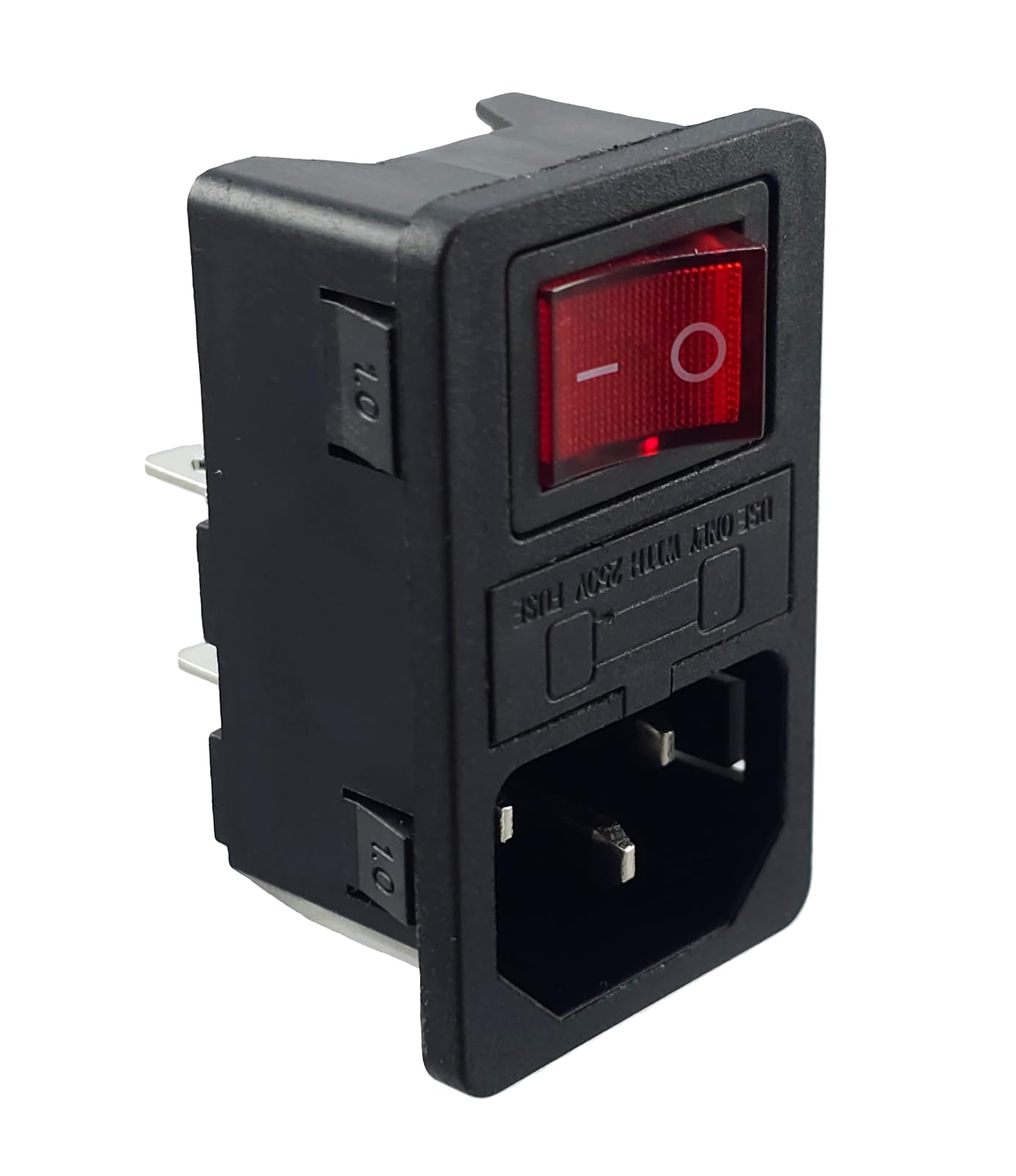 Connecteur C14 avec Interrupteur et fusible