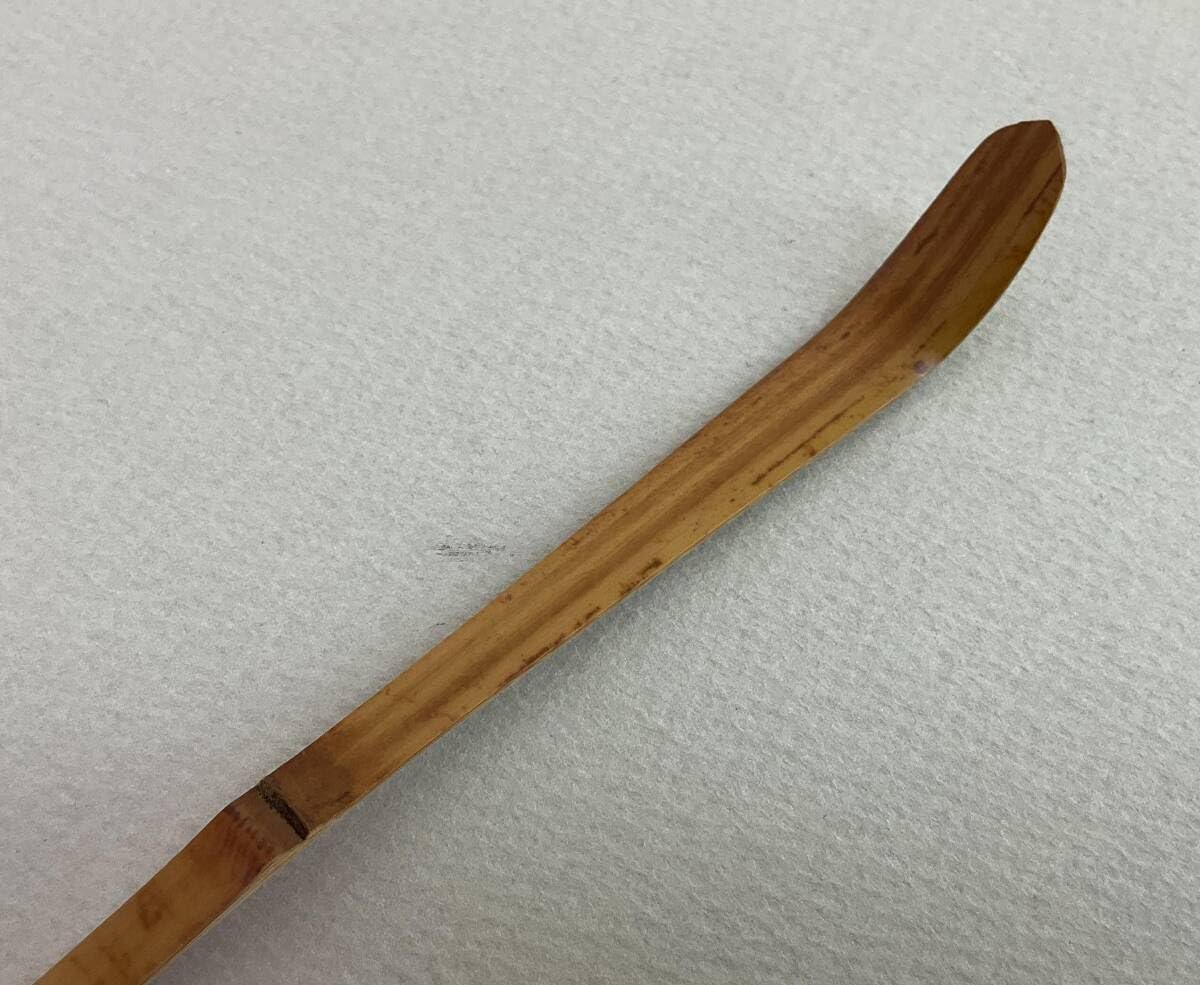 Amazon.co.jp: 【真作】《茶杓》高橋悦道銘石清水共箱大徳寺派茶匙明星