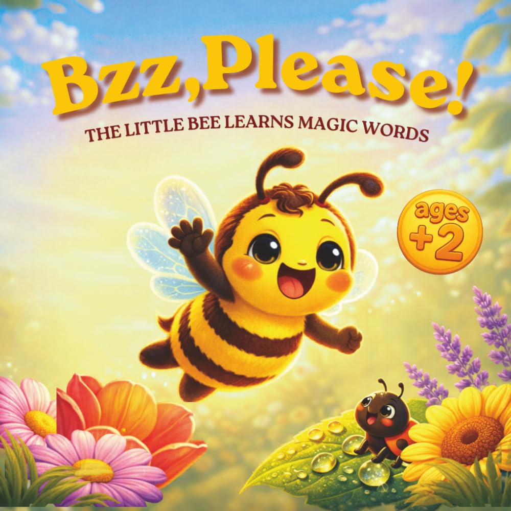 Bzz, Please!: Mel the Little Bee Learns Magic Words | A Kindness and Manners Book for Toddlers Ages 2–5