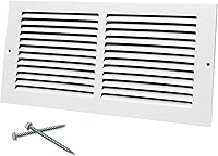Howeall 14x6 Steel Return Air Grille - Durable HVAC Return Vent Cover for Ceiling & Wall (15.75x7.75 Outer)