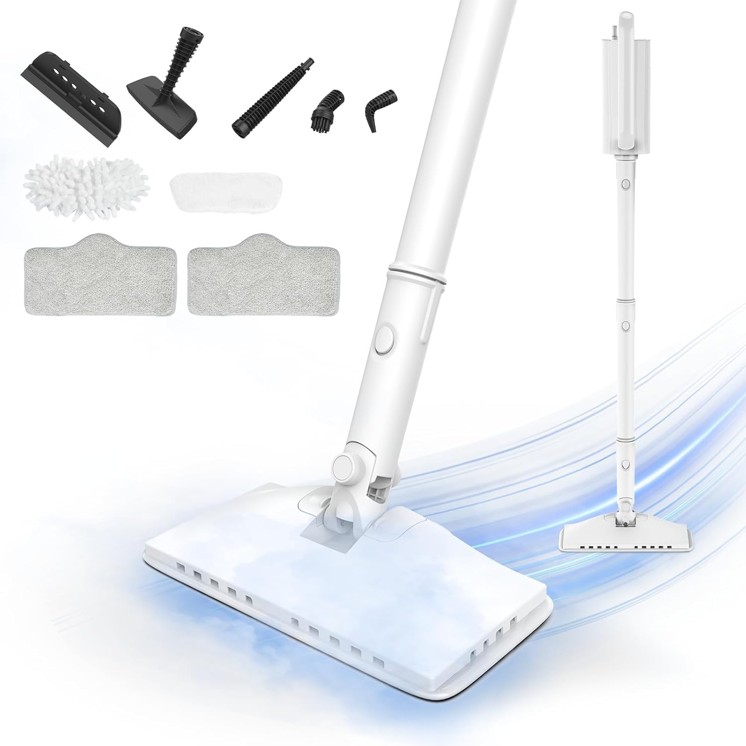 オートスチーム Amazon.com - 6 in1 Rotated Steam Mop Cleaner with 2 Modes