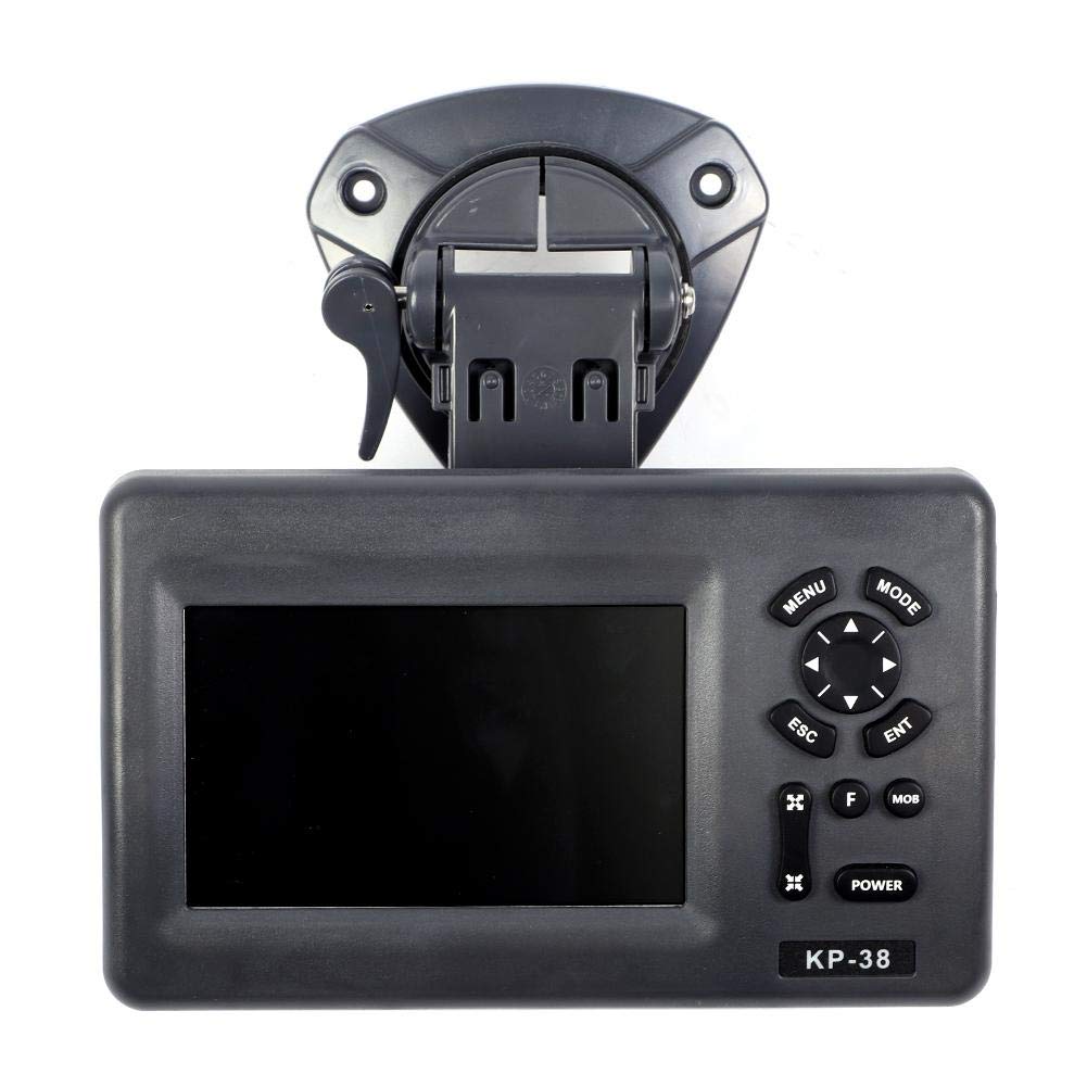 GPS Kartenplotter Boot Marine Navigator, 5 Zoll Farb-LCD IPX5 Wasserdichter Satellitennavigator für Boote
