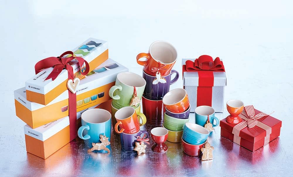 LE CREUSET Set de 6 Tasses à Cappuccino en Grès émaillé, 200 ml, Arc-en-ciel, 79114208359030