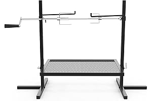 Only Fire Adjustable Grill Rotisserie System and Spit