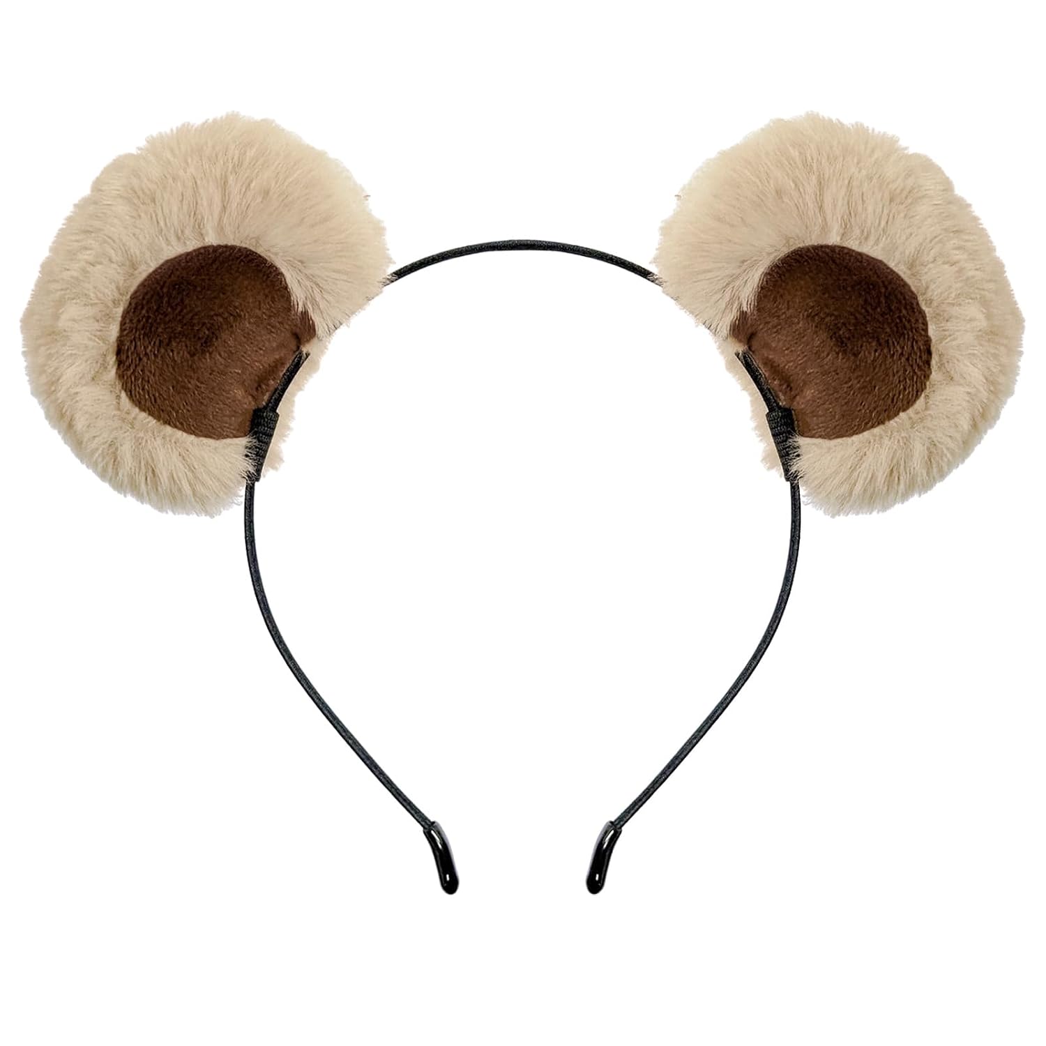 Brown Chipmunk Ears Headband for Kids and Adults, Cute Furry Animal Cosplay Costume Accessories for Halloween, Birthday, School Plays, and Dress-Up Party Supplies