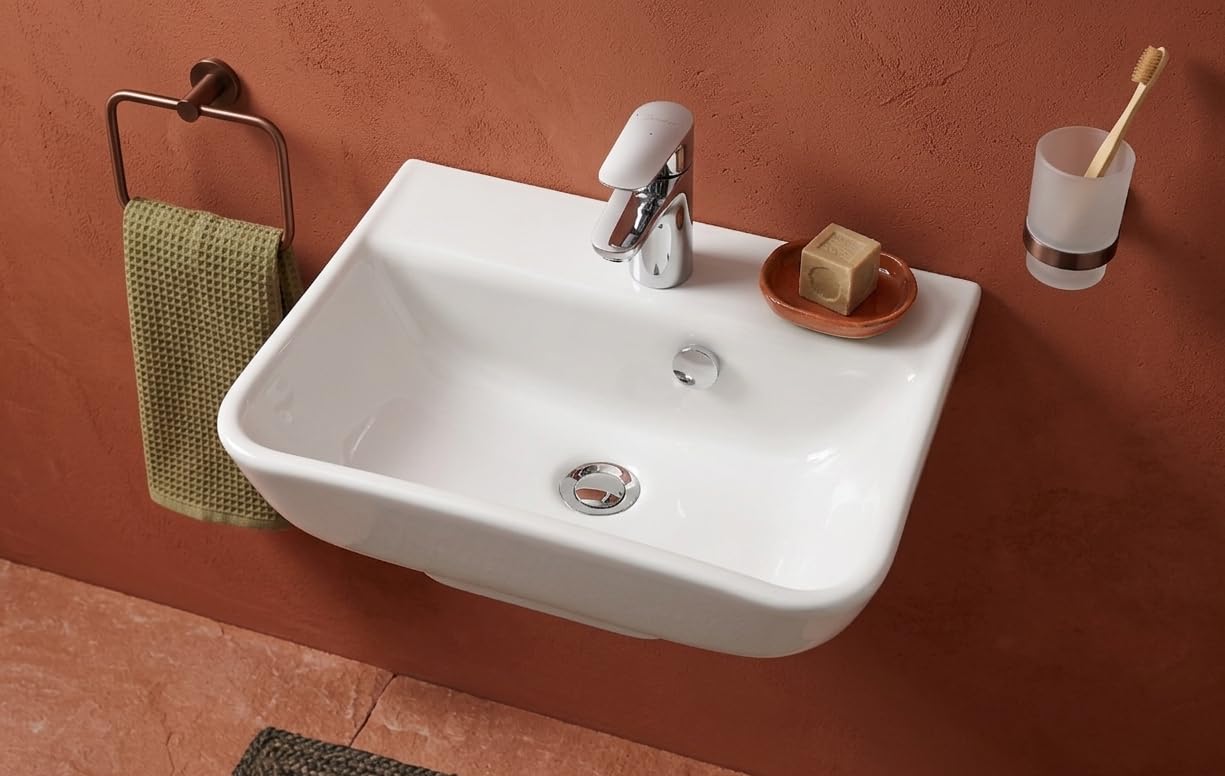 Jacob Delafon Lave-Mains Struktura en céramique Non meulé, Blanc, 45 cm