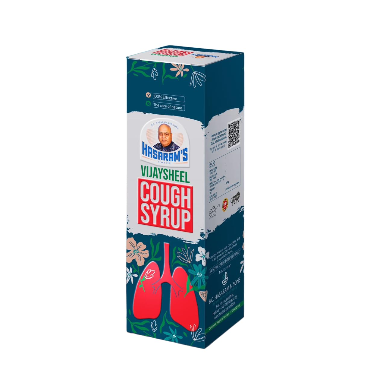 Kesri Marham Vijaysheel 100ml Cough Syrup, Get Ayurvedic Relief from Allergic cough (wet & dry), Cold, Running Nose, Congestion & Throat Issue, Goodness of Ginger, Menthol, Clove oil, Basil oil etc (B0CNVQ2NRJ) Amazon Price History, Amazon Price Tracker