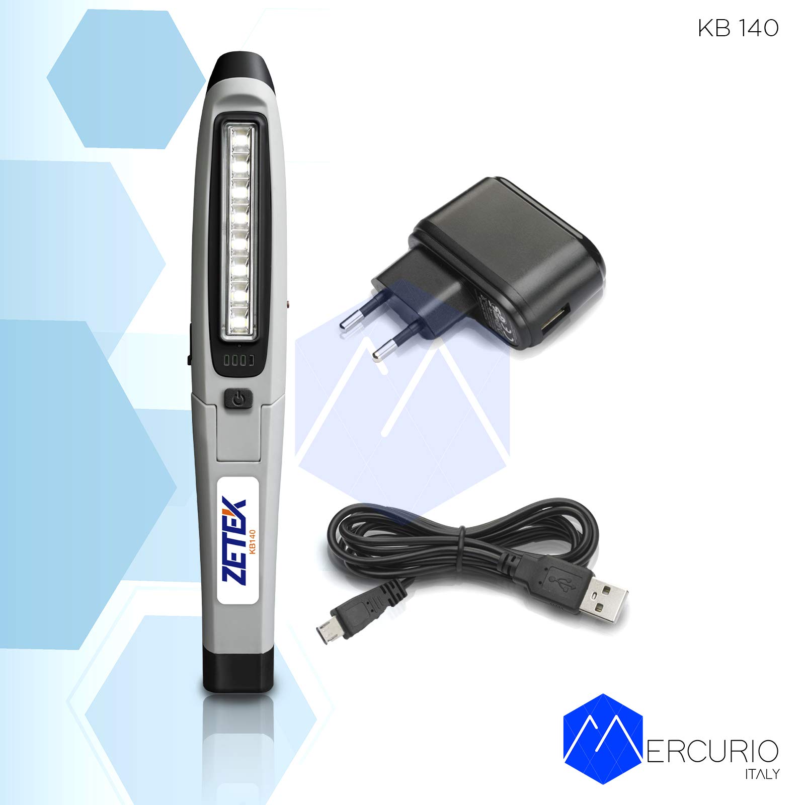 ZETEK KB 140 - Lámpara LED recargable - by Zeca