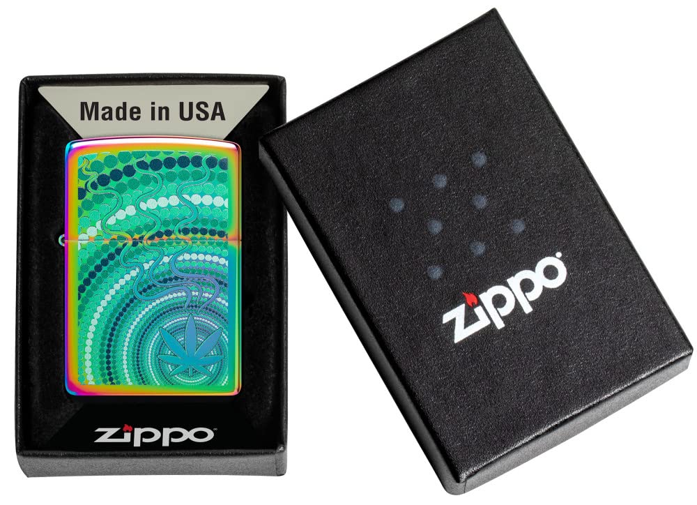 Amazon.co.jp: Zippo カンナビス リーフデザイン マルチカラー 