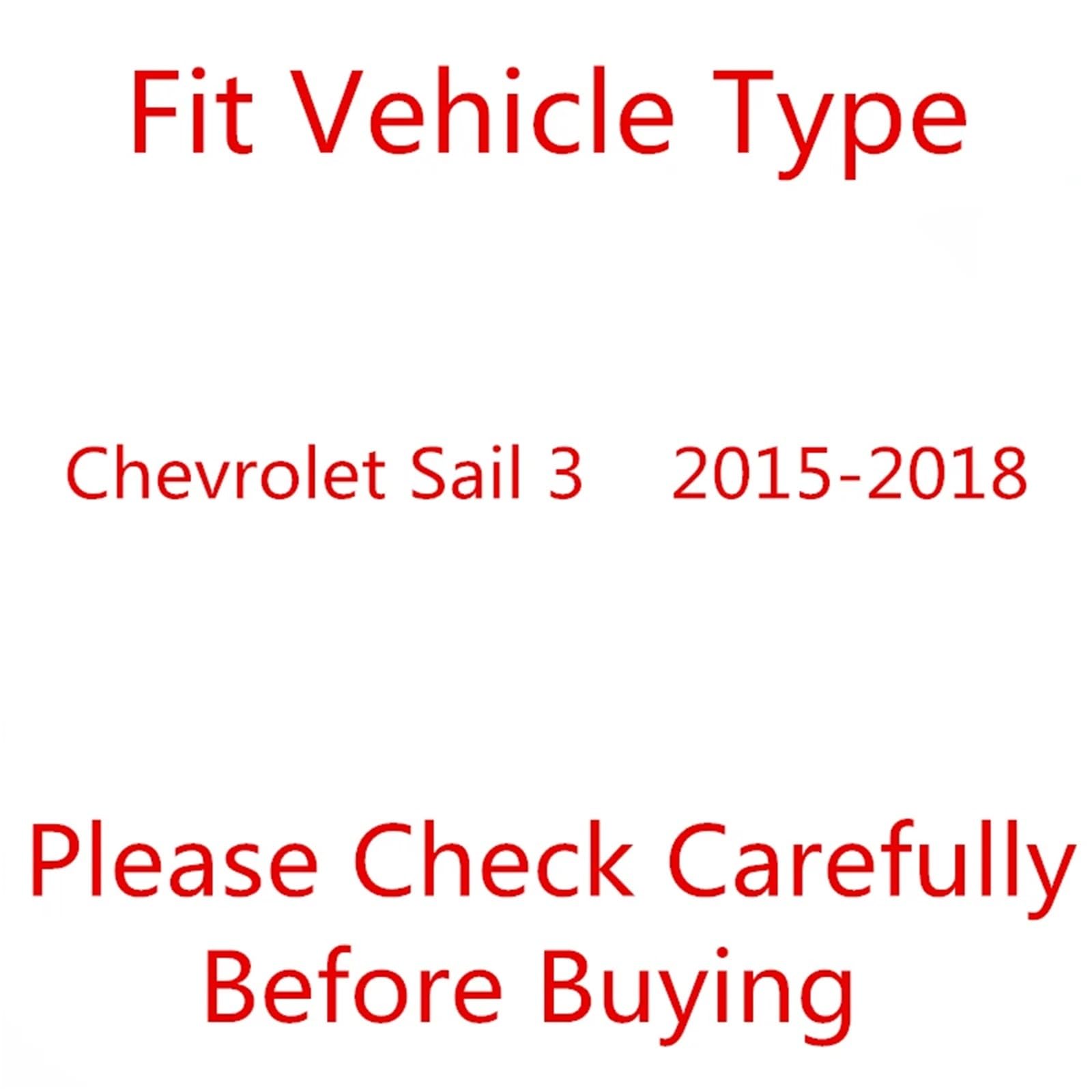 Vetro Dello Specchietto Retrovisore Specchietto retrovisore laterale per auto per Chevrolet Sail 3 2015-2018 senza riscaldamento installare(Right(No Heating))