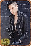 Photo Gallery niaowiuer targa in metallo retrò andy biersack black veil brides poster stampa celebrità star musical poster fumetto fumetto divertente metallo per bar, casa, caffè, film, arte vintage, decorazione da Photo Gallery niaowiuer targa in metallo retrò andy biersack black veil brides poster stampa celebrità star musical poster fumetto fumetto divertente metallo per bar, casa, caffè, film, arte vintage, decorazione da
