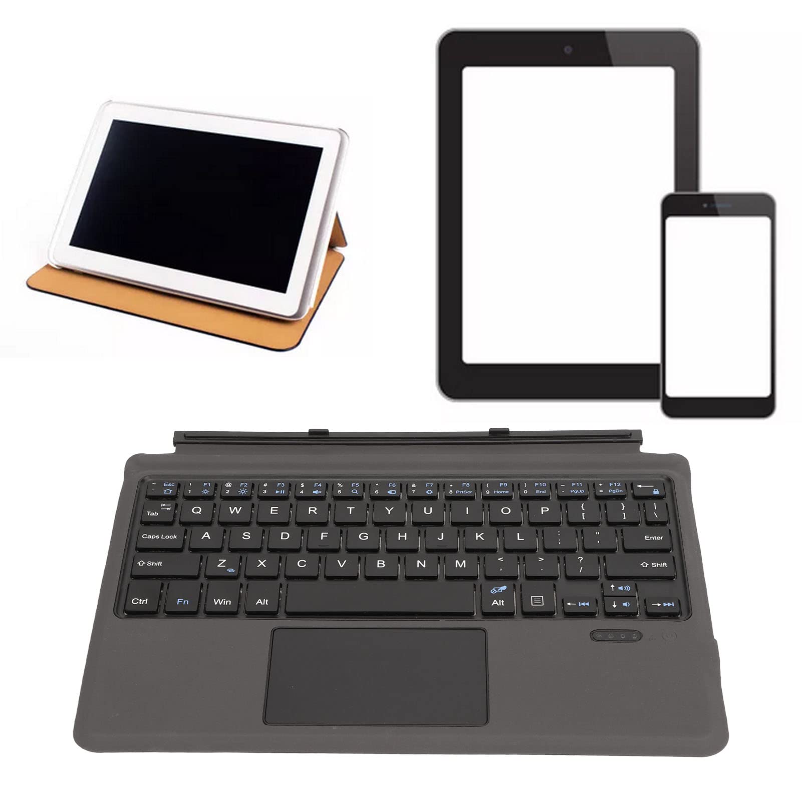 Tastiera Bluetooth Wireless Portatile con Touchpad Ergonomica e