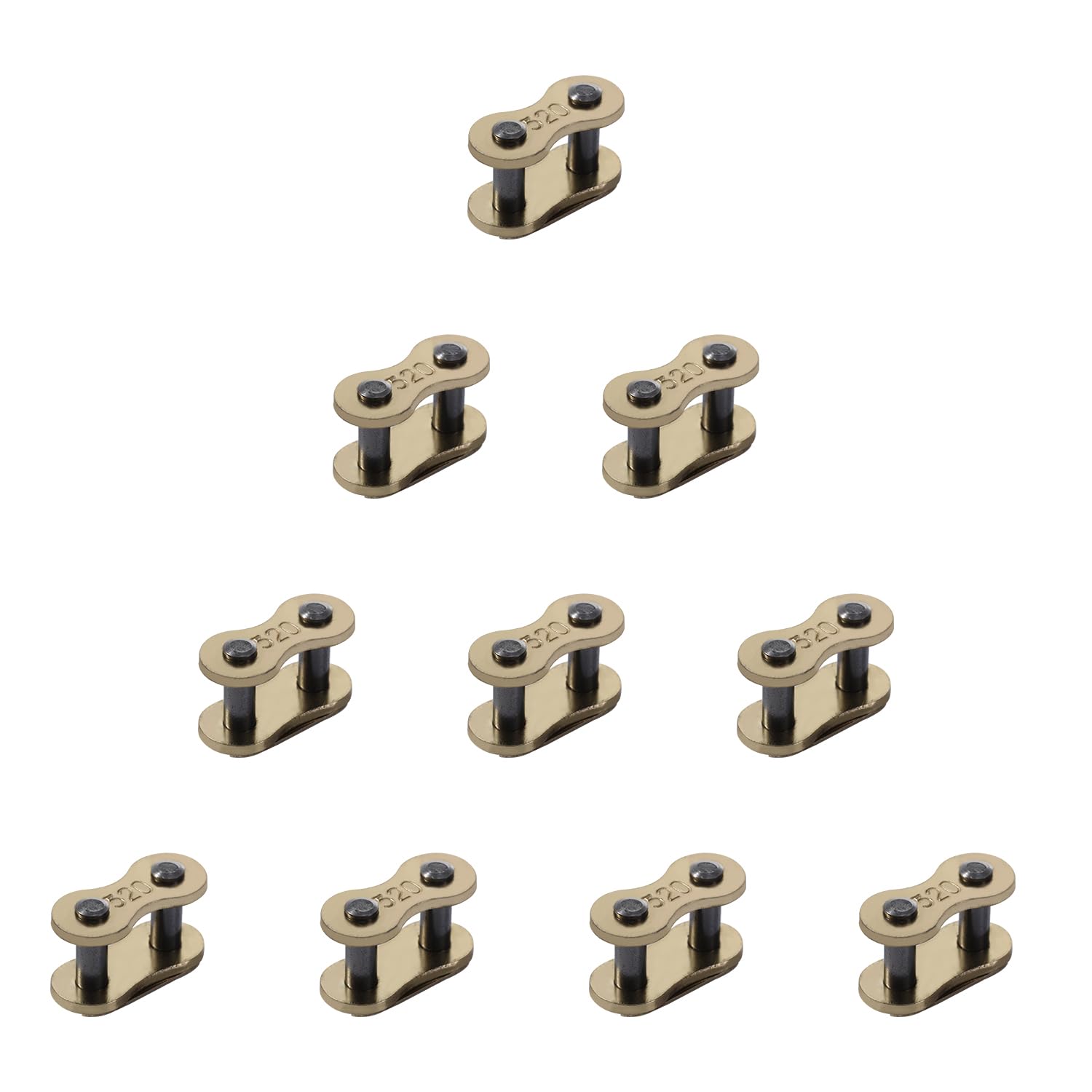 KAMIER 520 Chain Master Connect Link Gold for 250cc 300cc Suzuki DR200SE DRZ250 RMZ250 DRZ400 CRF150F CRF250F CRF450R YZ125 YZ250F YZ450F KX125 KX450F