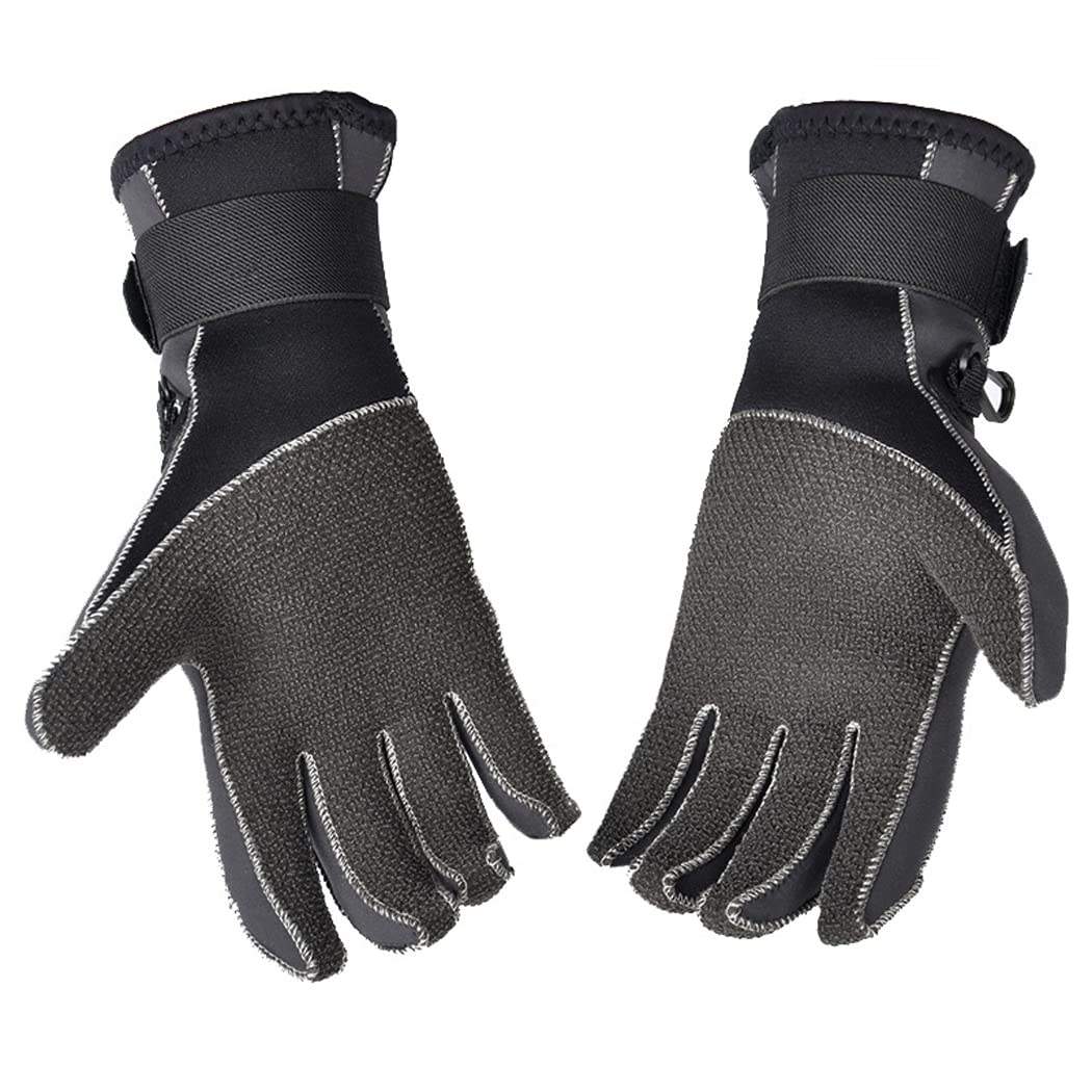 LANGWEI Guantes De Buceo De 3 Mm, Guantes De Neopreno Resistentes A Pinchazos para Hombres Y Mujeres, Guantes De Buceo Antideslizantes para Esnórquel, Remo, Surf, Kayak, Pesca