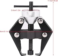 Vista 5 de Jiawu Herramienta removedor de rodamientos, extractor de brazo de limpiaparabrisas de metal profesional multifuncional, para brazo