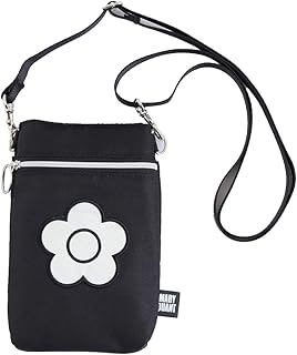 MARY QUANT (マリークヮント) ショルダーポーチ (ブラック) スマホショルダー スマホポーチ ポシェット ポケットプラス (約17cm×10cm×2cm) 000847-0001-02