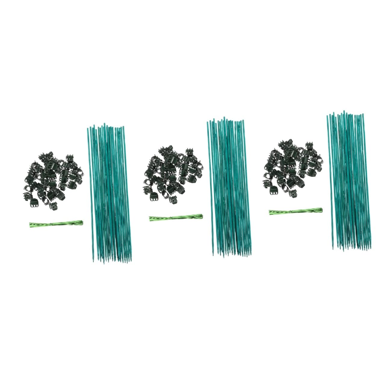 BESPORTBLE 3 Sets Pflanzen Bambusstäbe Arrangierstäbe Gartengeräte Gartengeräte Gartenpflanzen Stützwerkzeuge Stützpfähle Zimmerpflanzen LED Wachstumslicht Netz Gartenbedarf
