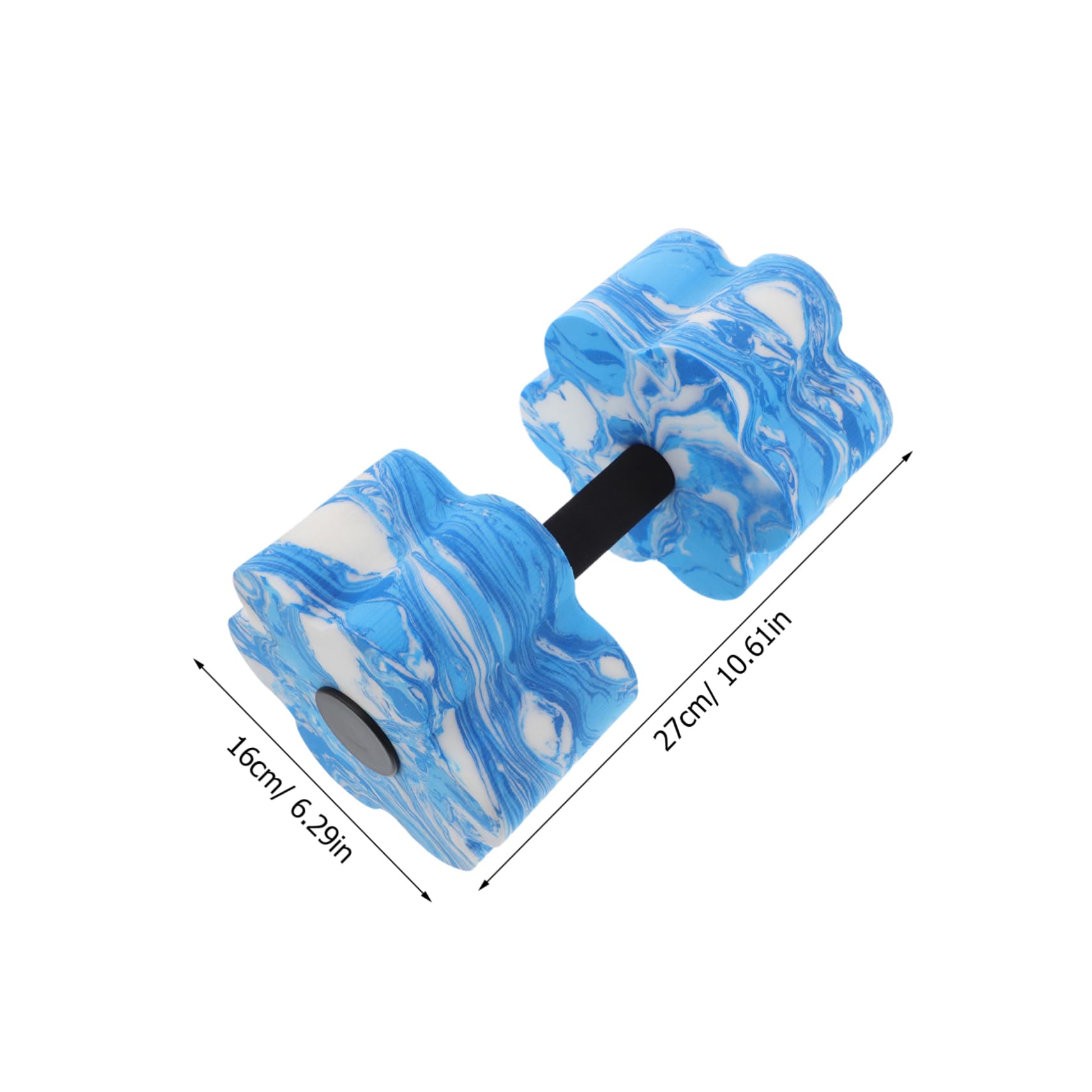 BESPORTBLE Manubri da Yoga manubri galleggianti Attrezzature per Il Fitness in Piscina manubri con Pesi d'Acqua Pesi per acquagym manubri per Allenamento in Acqua Pesi subacquei Eva Violet