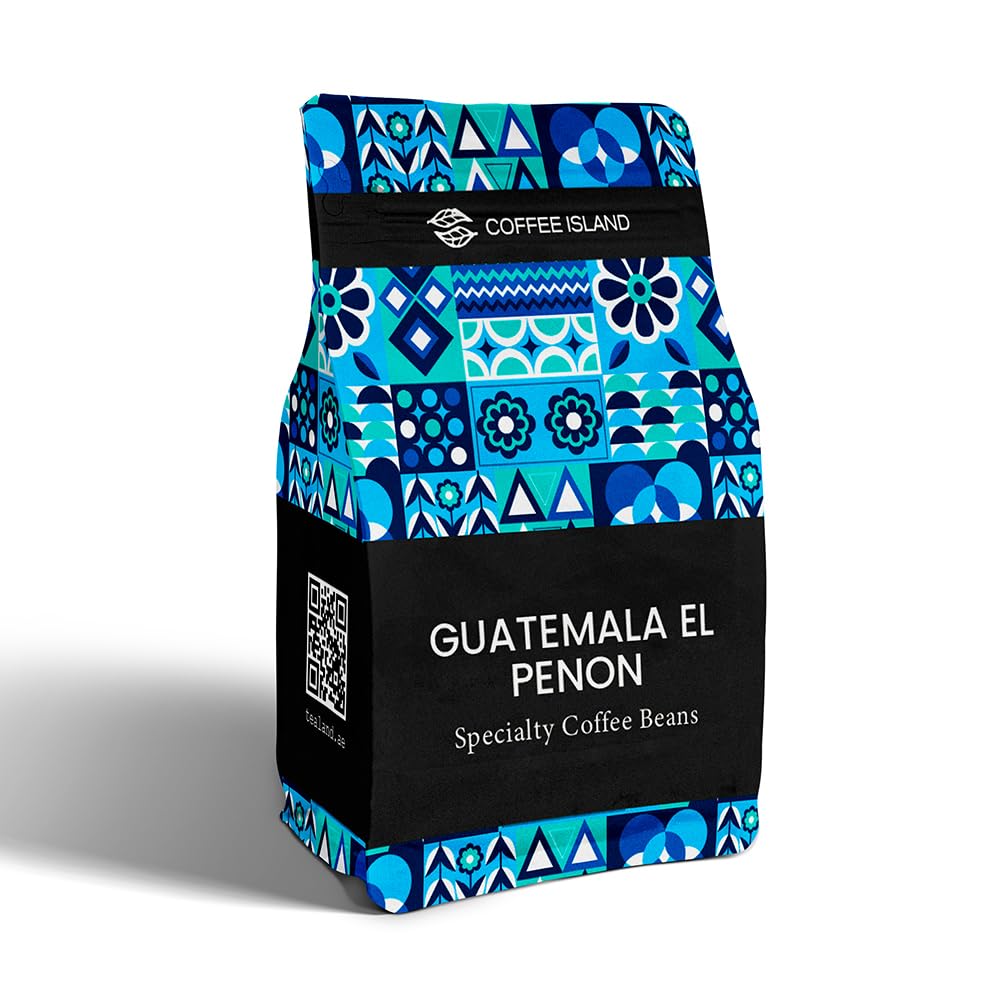 “Coffee Island” Guatemala El Penon Specialty Coffee, 100% Arabica, Medium Roast, Cherry, Blood Orange, And Fig Flavor Profile, SCA Score 88-90, 250 Gram