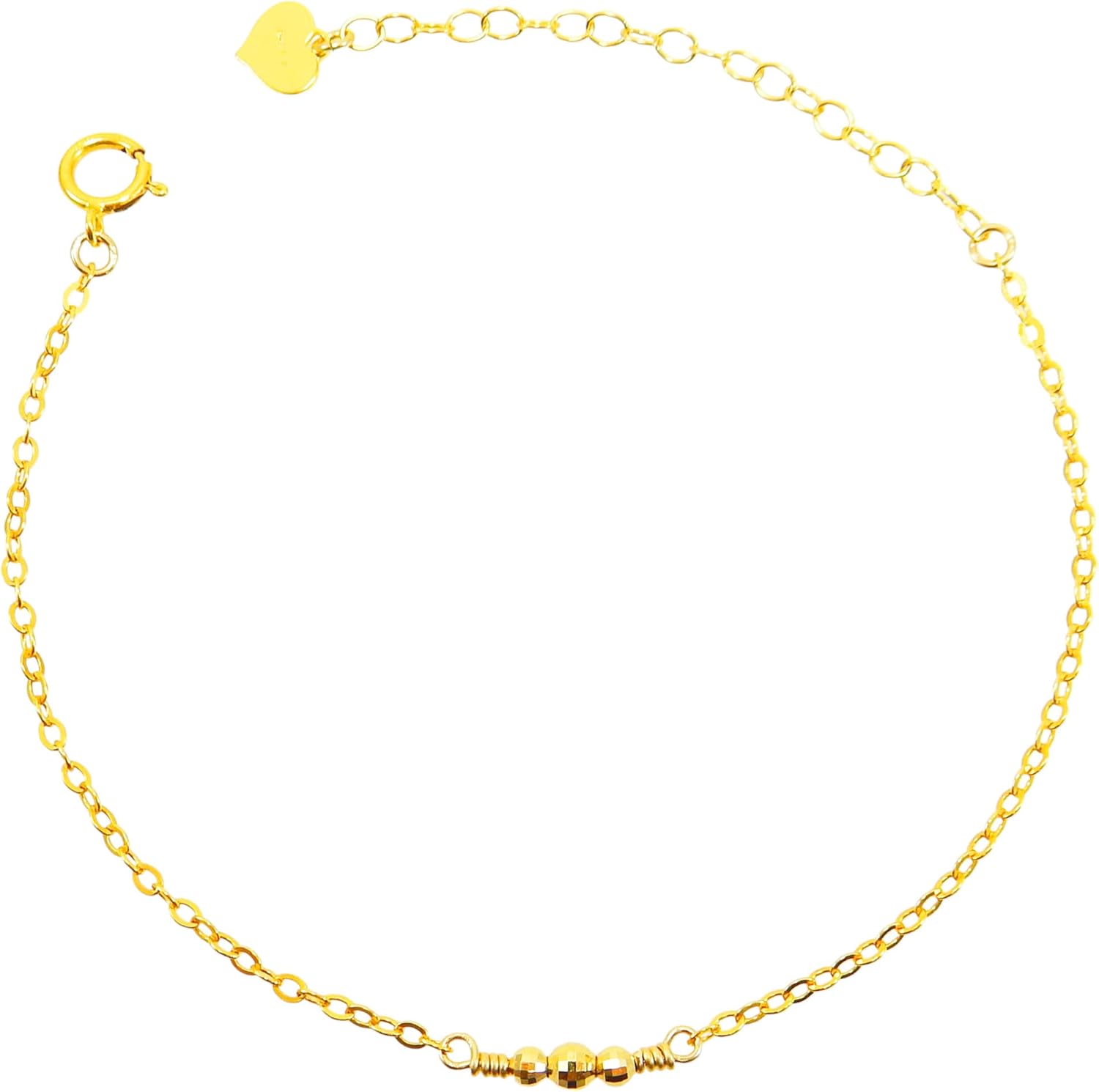 450〜 粒イニシャル オーダー受付中 ミサンガ アンクレット ¥450