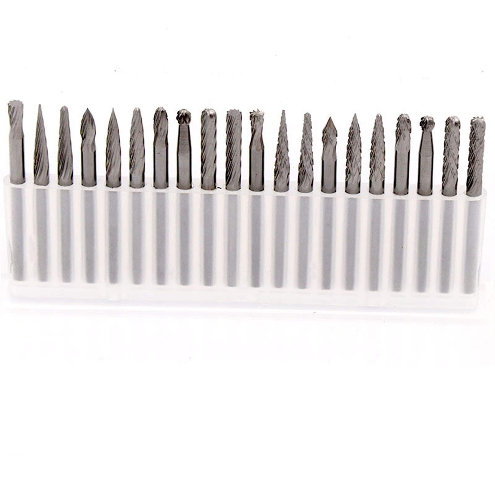 Limas de metal for acero, herramientas mecánicas, juego de limas de escofina de metal, lima rotativa de acero de carburo, mango de 3 mm, cabezal de molienda de metal y no metal, lima resistente (tamañ