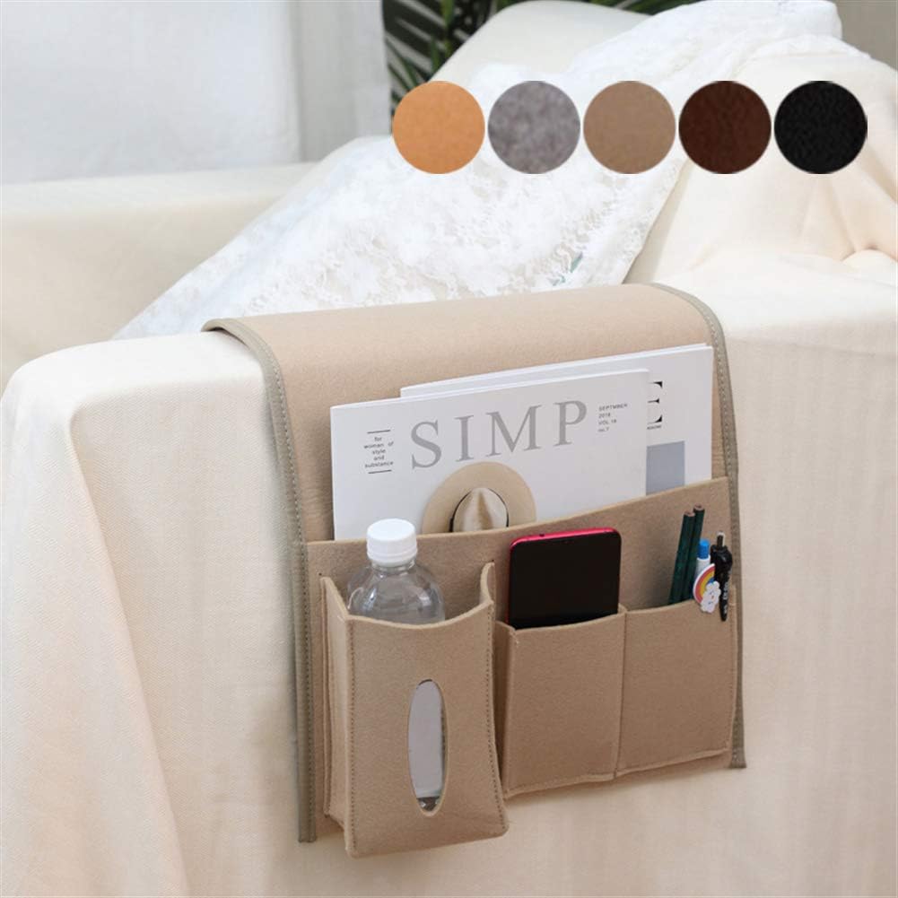 Lot de 2 housses d'accoudoir de canapé, extensibles et lavables pour accoudoirs de canapé