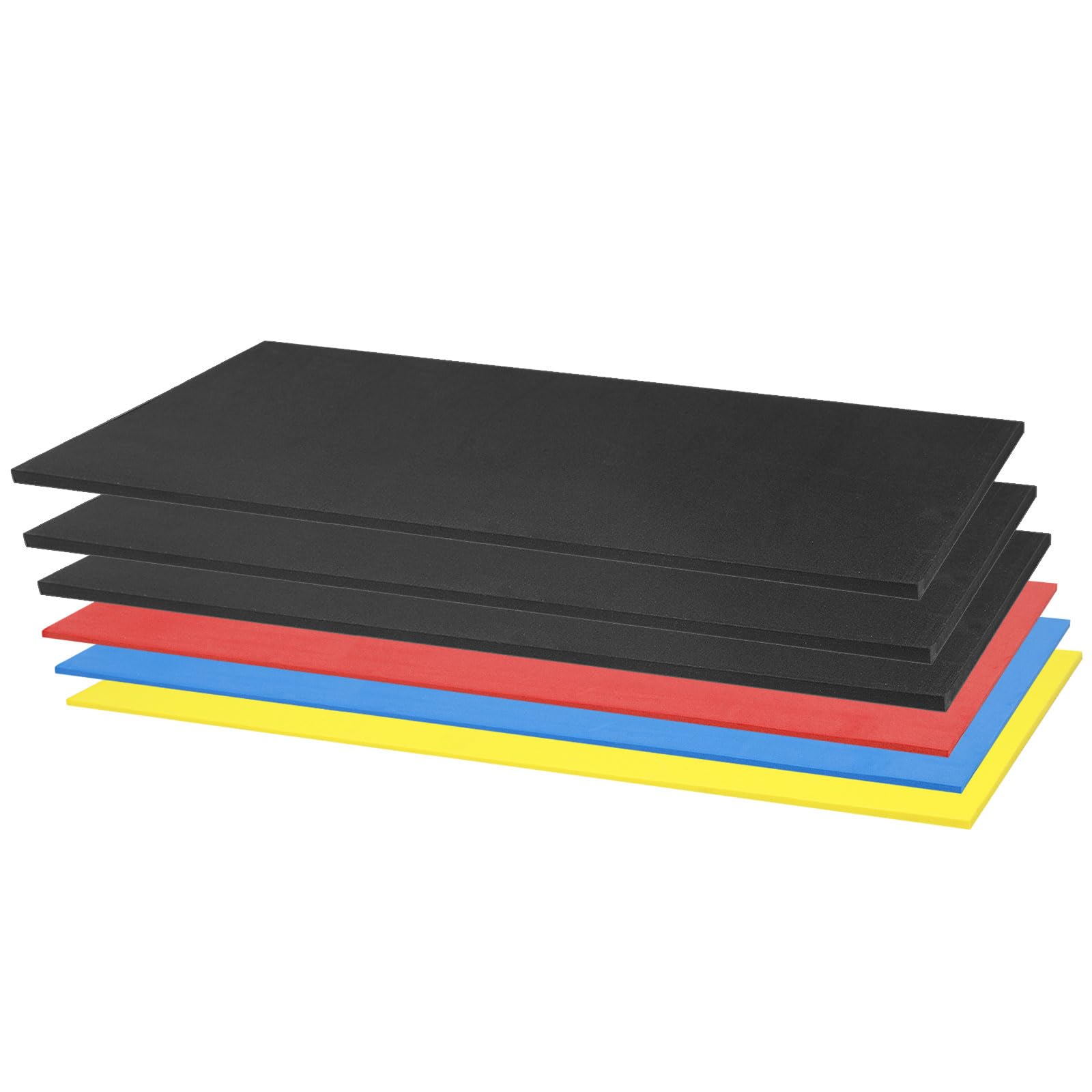 HARFINGTON Tool Box Foam 22"x11" EVA Non-Slip Toolbox Foam Inserts Adjustable Liner for Board Game Box Cases Storage Drawer, 6in1 Set