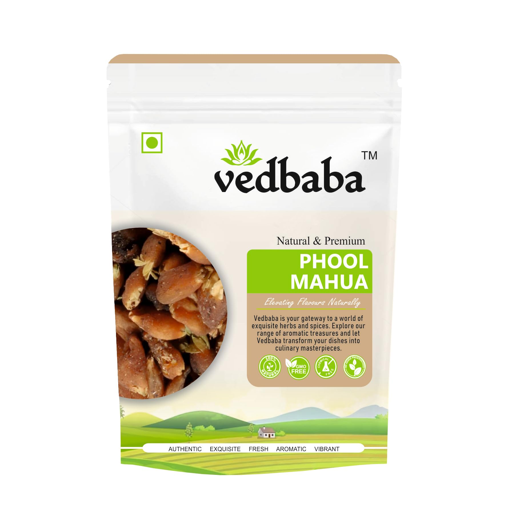 Vedbaba Phool Mahua - 800 GM | Mahuya Flower | Madhuca Indica | Mohwa | Vippa | Madhuca Longifolia | Indian Butter Flower (800 GM)