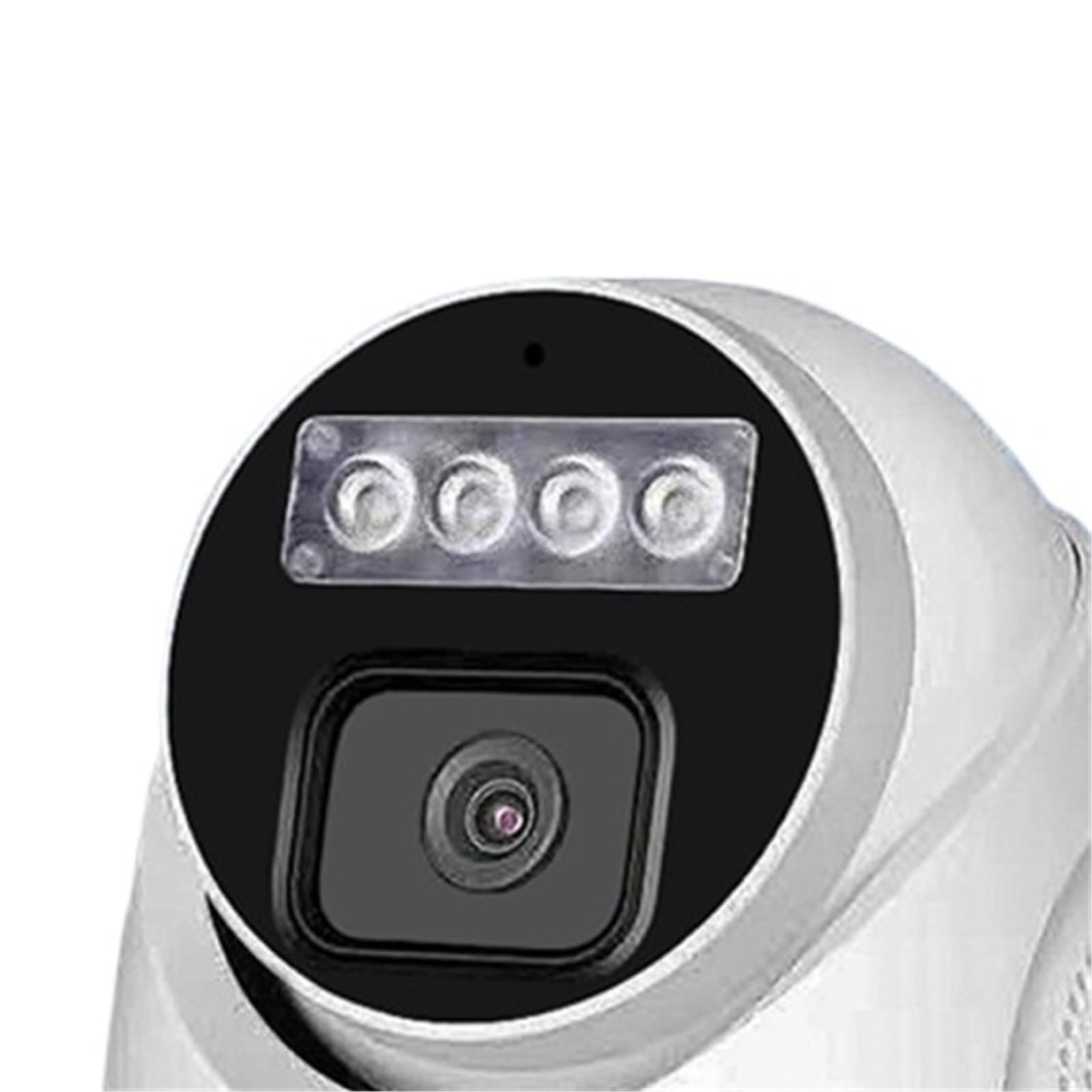 Caméra extérieure, Caméra Double Objectif, Vue à 180°, lumière Hybride Intelligente, caméra Audio, lumière stroboscopique, Alarme Audio,Vision Nocturne Couleur